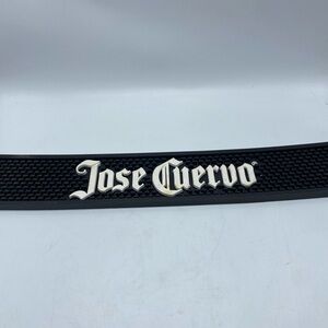 Jose CUERVO Tequila Rubber Spill Guard Bar Rail Mat Drip 20x3.5” Wide Runner